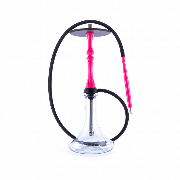 Кальян Alpha Hookah Kappa Rose Fluor (Розовый, 56 см) в Мурманске