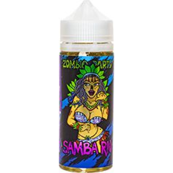 Жидкость Zombie Party Samba Rio (Гранат Киви Ананас Виноградный Сок) (120 мл, 3 мг/мл) в Мурманске