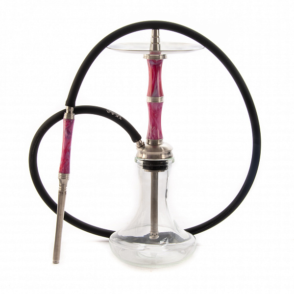 Кальян Y.K.A.P. Mini STR M3 (Розовый,Белый, 39 см) в Мурманске