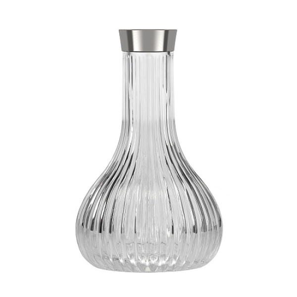 Колба Alpha Hookah Drop Twistlock На Резьбе Прозрачная  Silver в Мурманске