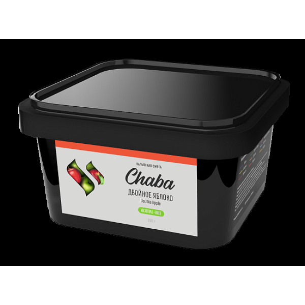 Безникотиновая смесь Chaba Double Apple Двойное Яблоко 200 грамм в Мурманске