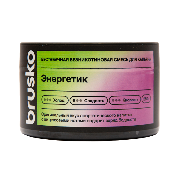 Бестабачная смесь Brusko Энергетик 250 грамм в Мурманске