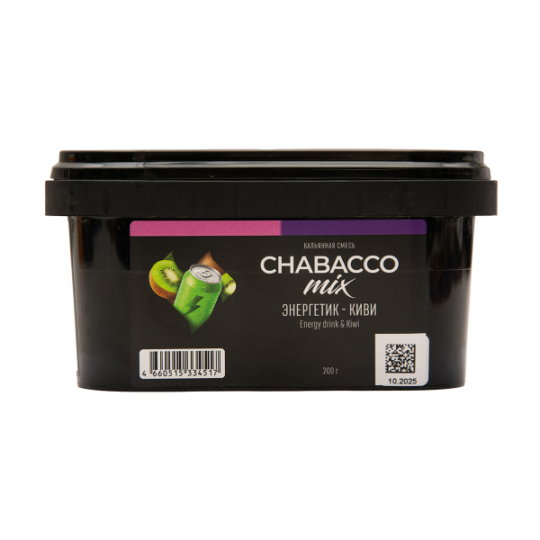 Бестабачная смесь Chabacco Mix Medium Energy Drink & Kiwi 200 грамм в Мурманске