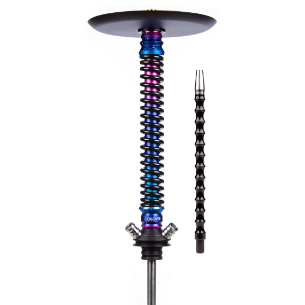 Кальян Mamay Customs Coilover Big Anod Blue Space Черный Глянец в Мурманске