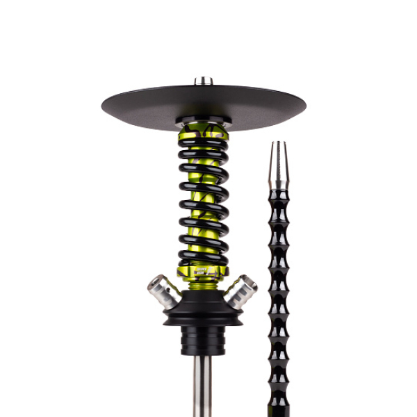 Кальян Mamay Customs Coilovers Micro Anod Oliva Splash Черный Глянец в Мурманске