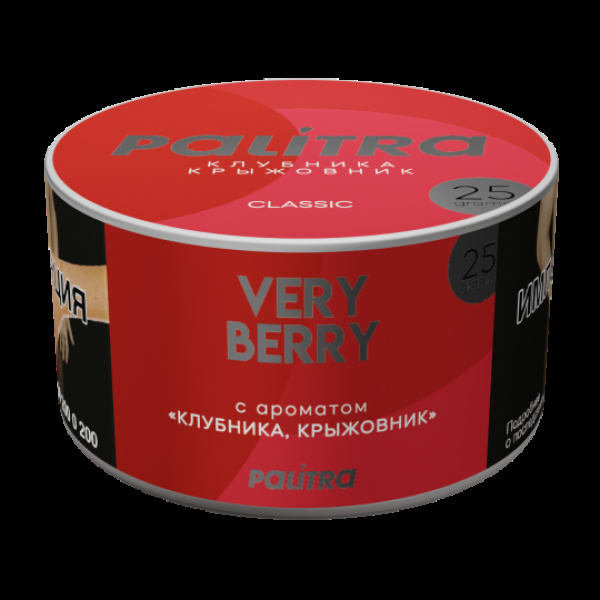 Табак Palitra Very Berry Клубника Крыжовник 25 грамм в Мурманске