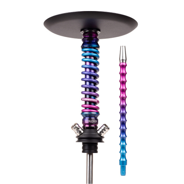 Кальян Mamay Customs Coilovers Mini Special Anod Dark Space Blue Space в Мурманске