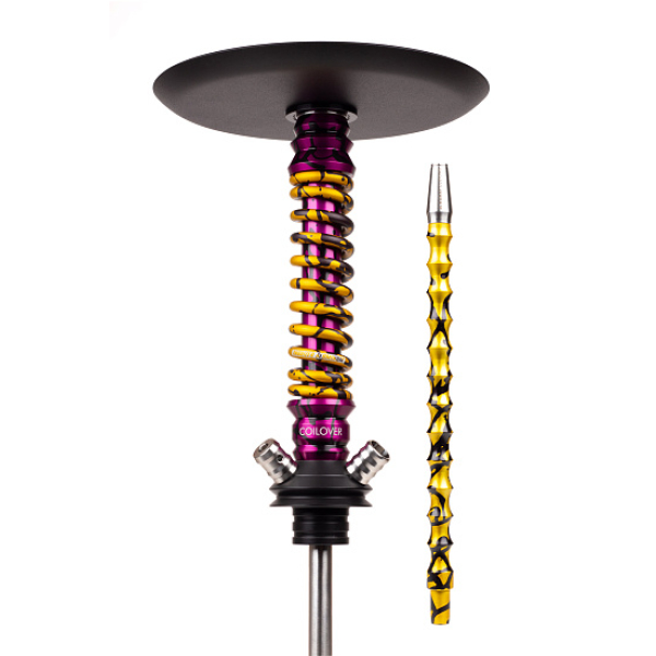 Кальян Mamay Customs Coilovers Mini Special Anod Purple Splash Gold Splash в Мурманске