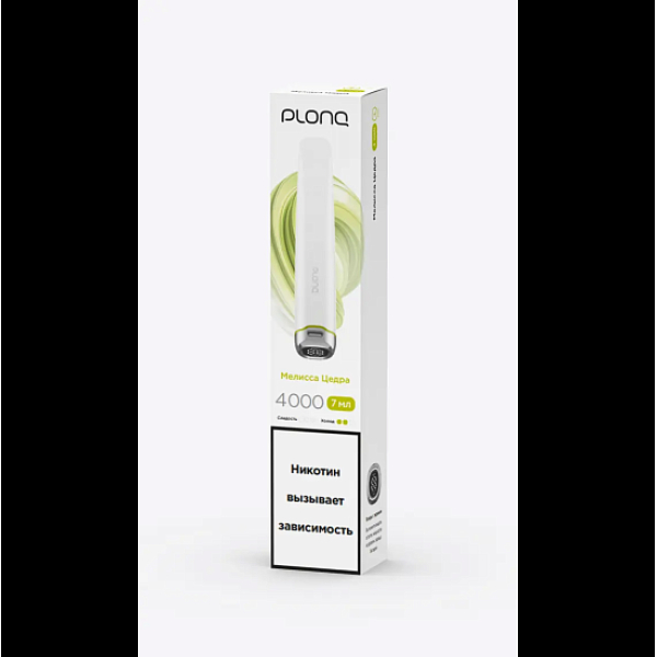 Электронка Plonq Plus Pro 4000 Мелиcса Цедра 4000 затяжек в Мурманске