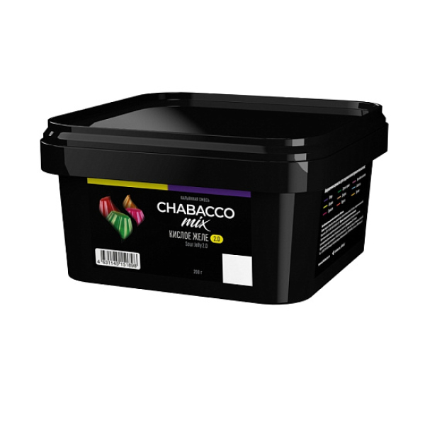 Бестабачная смесь Chabacco Mix Sour Jelly 2.0 Кислое Желе Medium 200 грамм в Мурманске